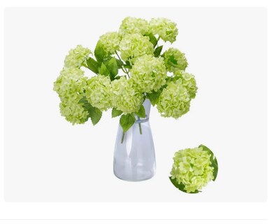 Foto 1 | 3 Xtellar Ramos Flores Artificiales Hortensias Decorativa Boda Fiest