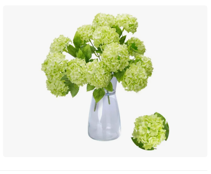 Foto 2 pulgar | 3 Xtellar Ramos Flores Artificiales Hortensias Decorativa Boda Fiest