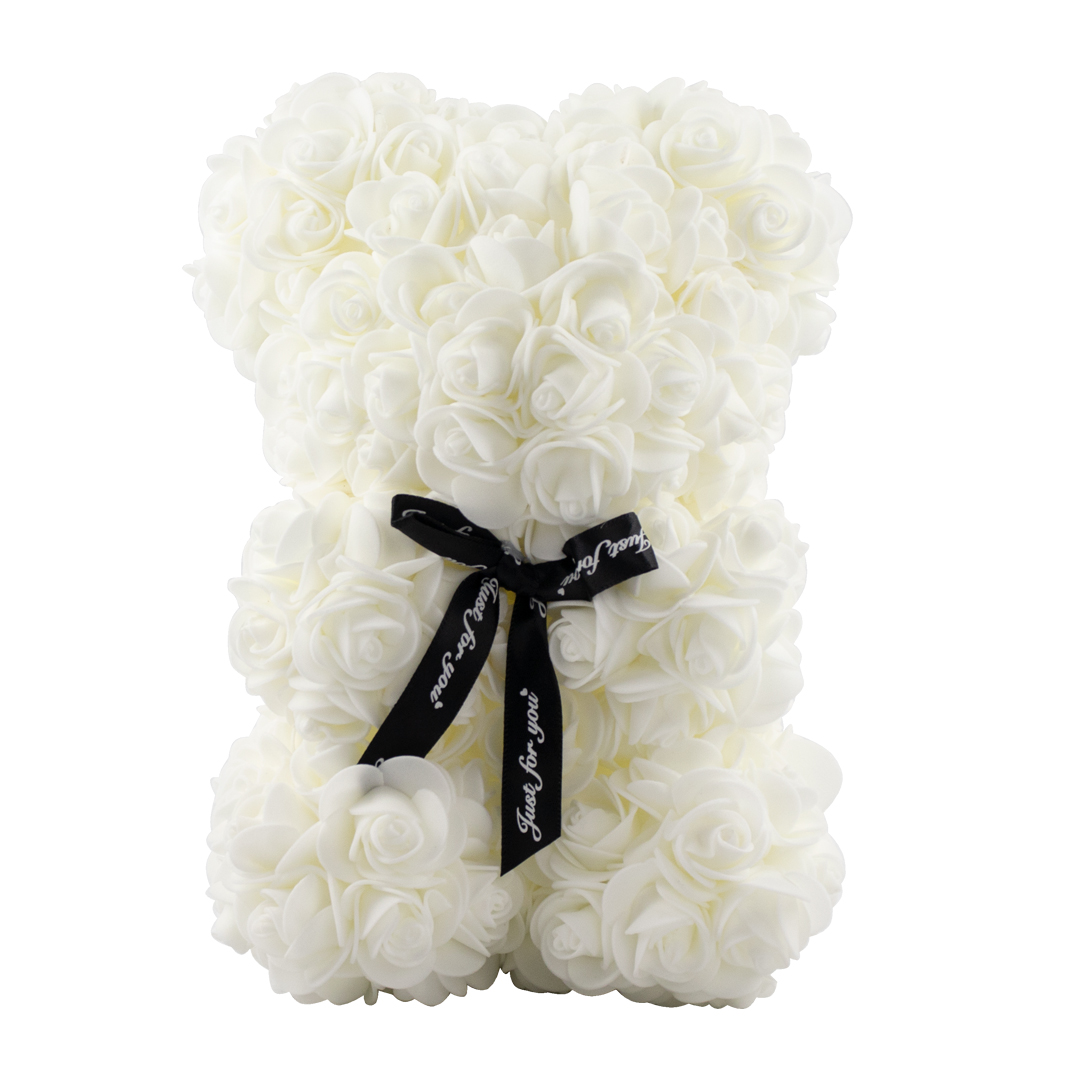 Foto 2 pulgar | Oso de Rosas Ideën Blanco