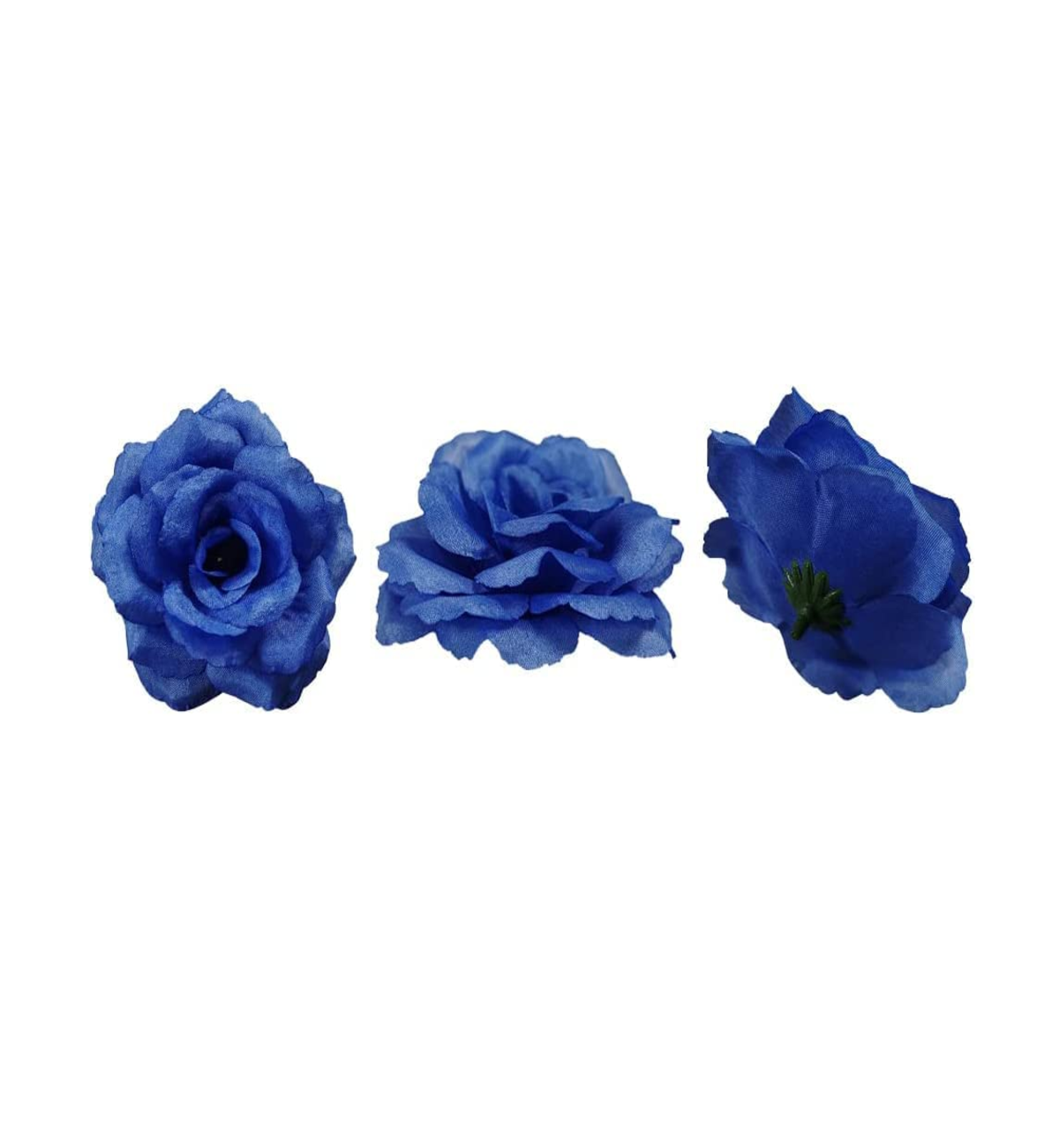 Foto 5 | 50 Piezas De Mini Flores Belug De Rosa Artificial color Azul Oscuro 3 Cm