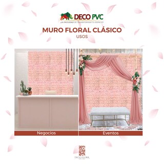 Foto 4 | Muro De Flores Artificiales Caja 8pz