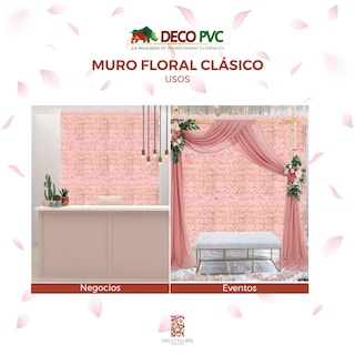Foto 4 | Muro De Flores Artificiales Caja 8pz Fresco