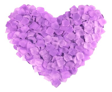 Foto 1 | 5500 Pétalos Artificiales De Rosa Boda De San Valentín Púrpura