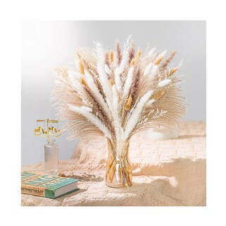 Foto 4 | Plantas Decorativas 100pcs Pampas Secas Flores Artificiales