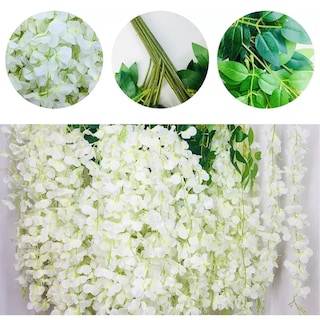 Foto 3 | Flores Artificial 12pzs 1.1m Eo Safe Imports Esi-13169 Blanco