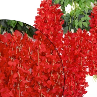 Foto 2 | Flores Artificial 12pzs 1.1m Eo Safe Imports Esi-13171 Rojo