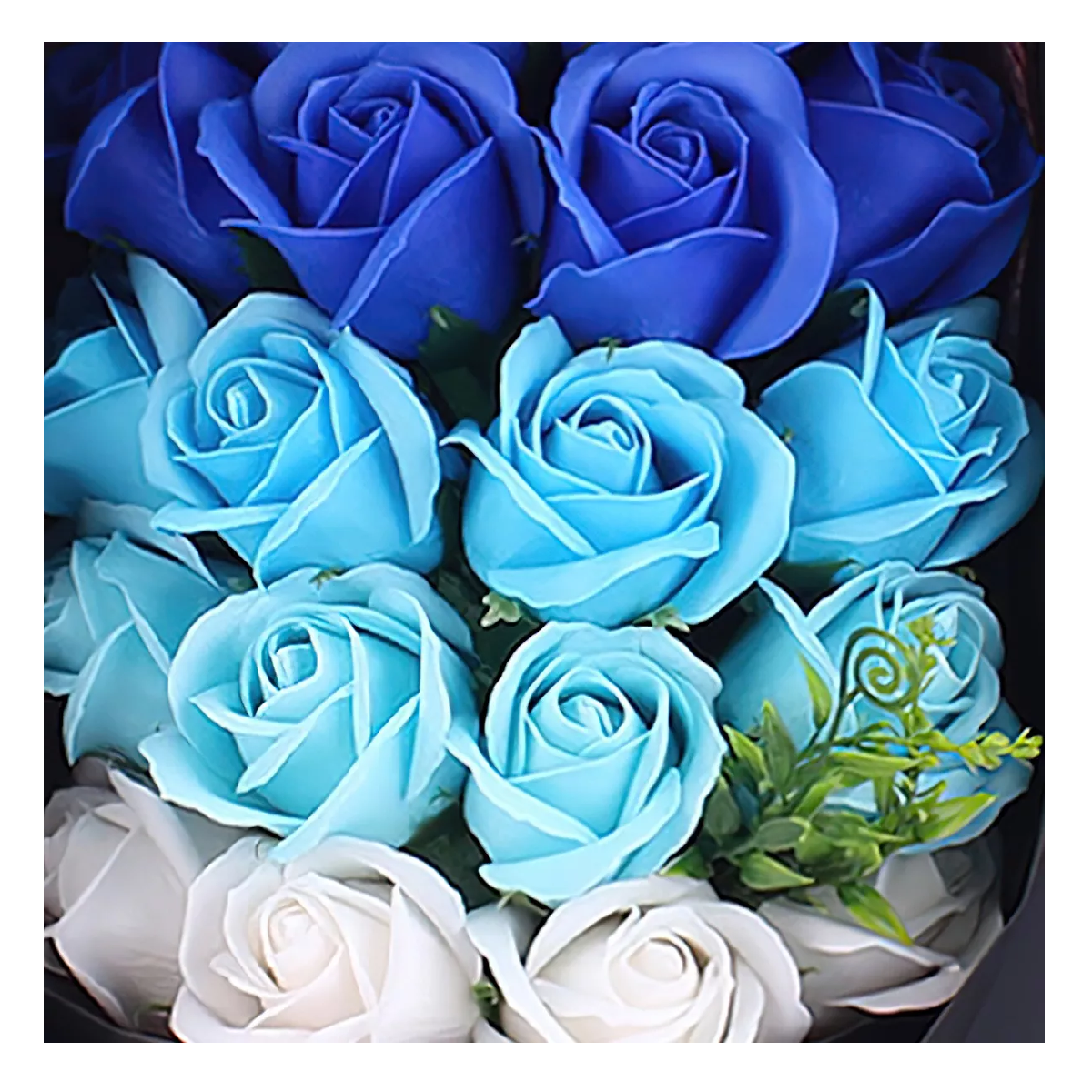 Foto 5 pulgar | Rosas Artificiales para Regalo Azul Degradado