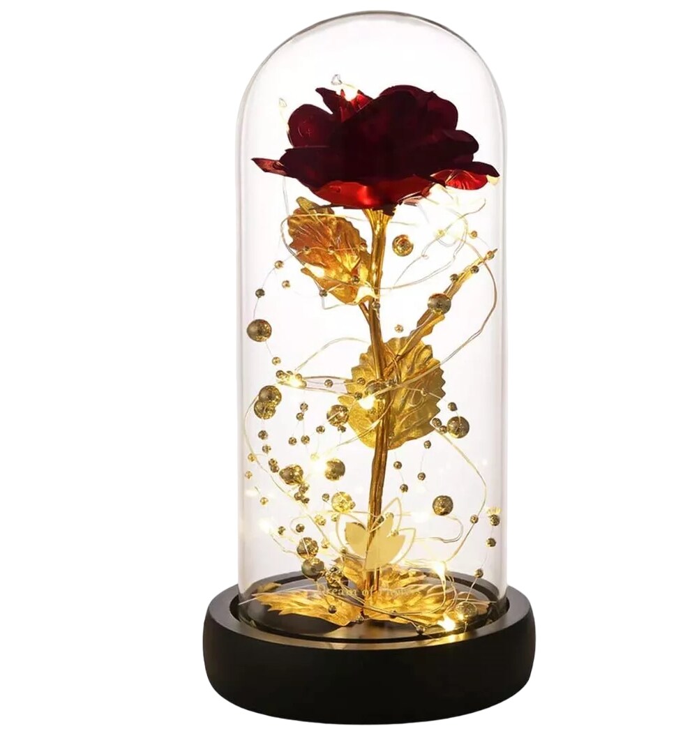 Flor Eterna Artificial Roja $679