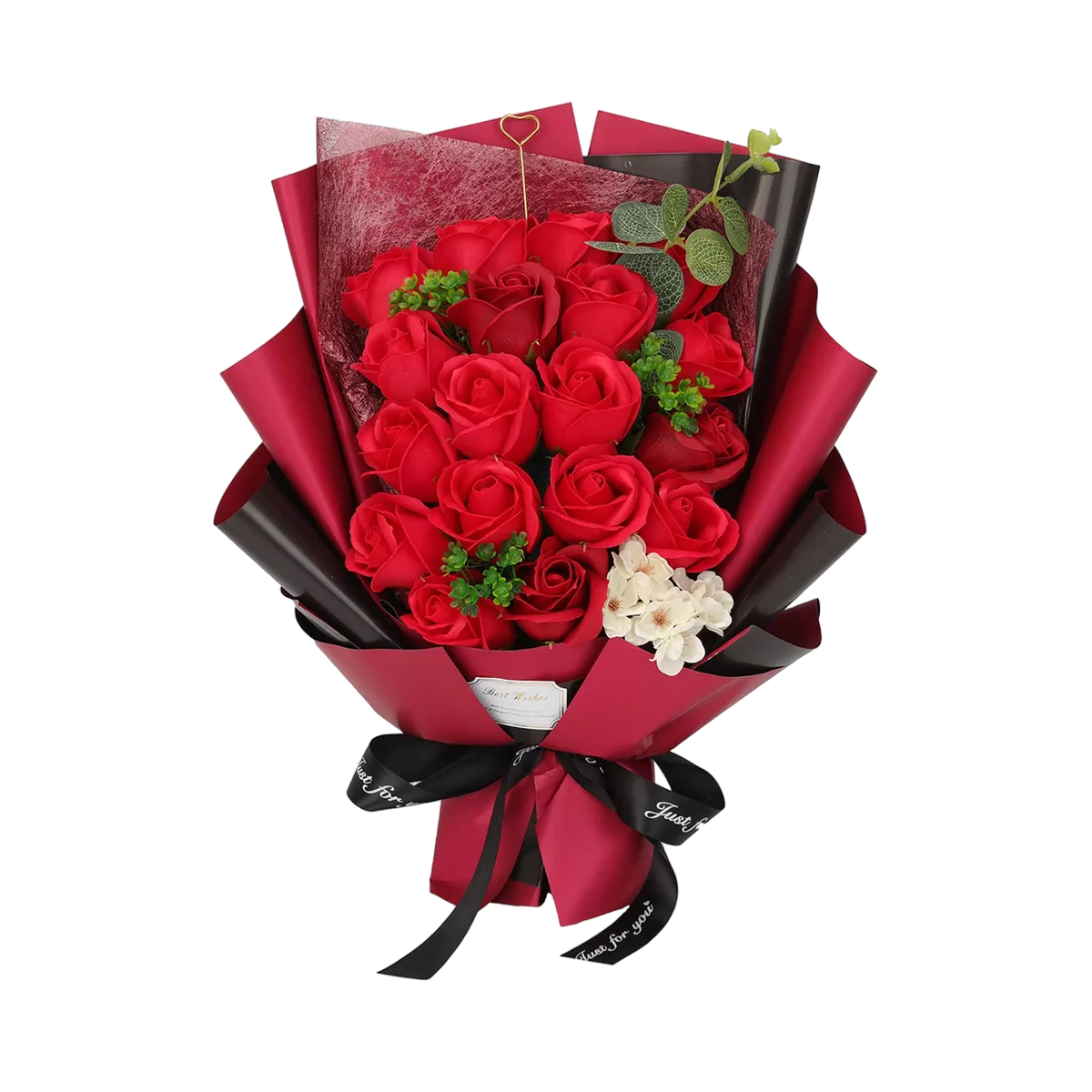 Rosas Artificiales Cajas De Flores Para Regalo Rojo