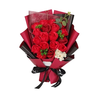Foto 1 | Rosas Artificiales Cajas De Flores Para Regalo Rojo