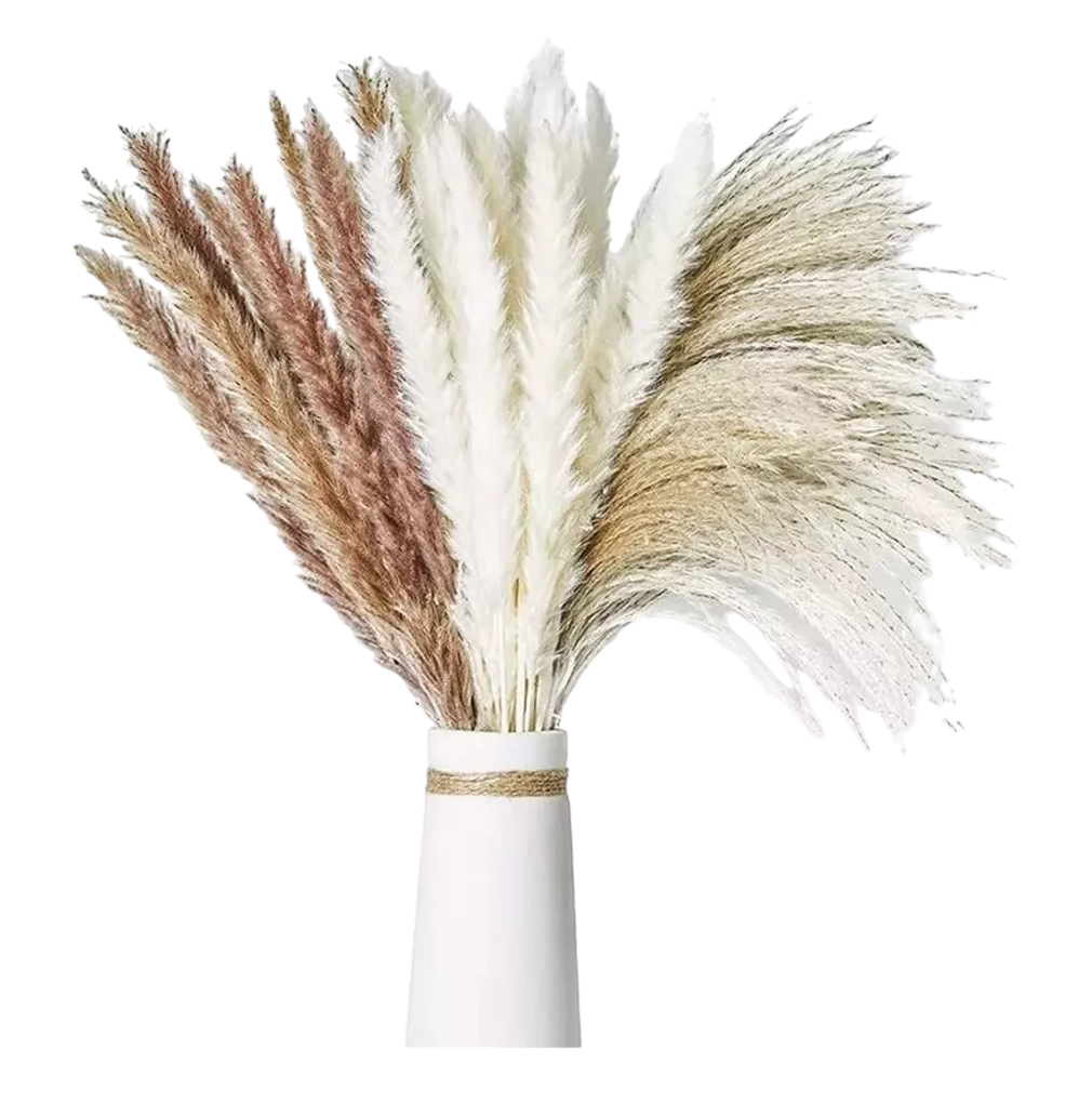 Foto 2 pulgar | Pampas Secas 60 Pzs Plantas Decorativas Flores Artificiales Beige/cafe