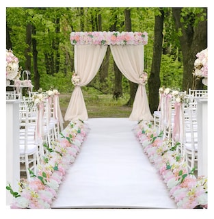 Foto 4 | Flores Para Centro De Mesa De Comedor De Boda Con Arco 6 Pzs, Rosa Palo