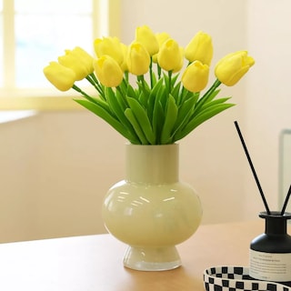 Foto 2 | Tulipanes Artificiales Color Degradado 20pcs Eo Safe Imports Esi-17617 Amarillo