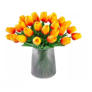 Foto 1 | Tulipanes Artificiales Color Degradado 20pcs Eo Safe Imports Esi-17618 Naranja