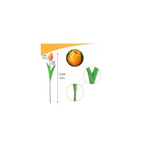 Foto 2 | Tulipanes Artificiales Color Degradado 20pcs Eo Safe Imports Esi-17618 Naranja