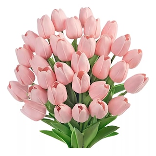 Foto 2 | Tulipanes Artificiales Color Degradado 20pcs Eo Safe Imports Esi-17619 Rosa