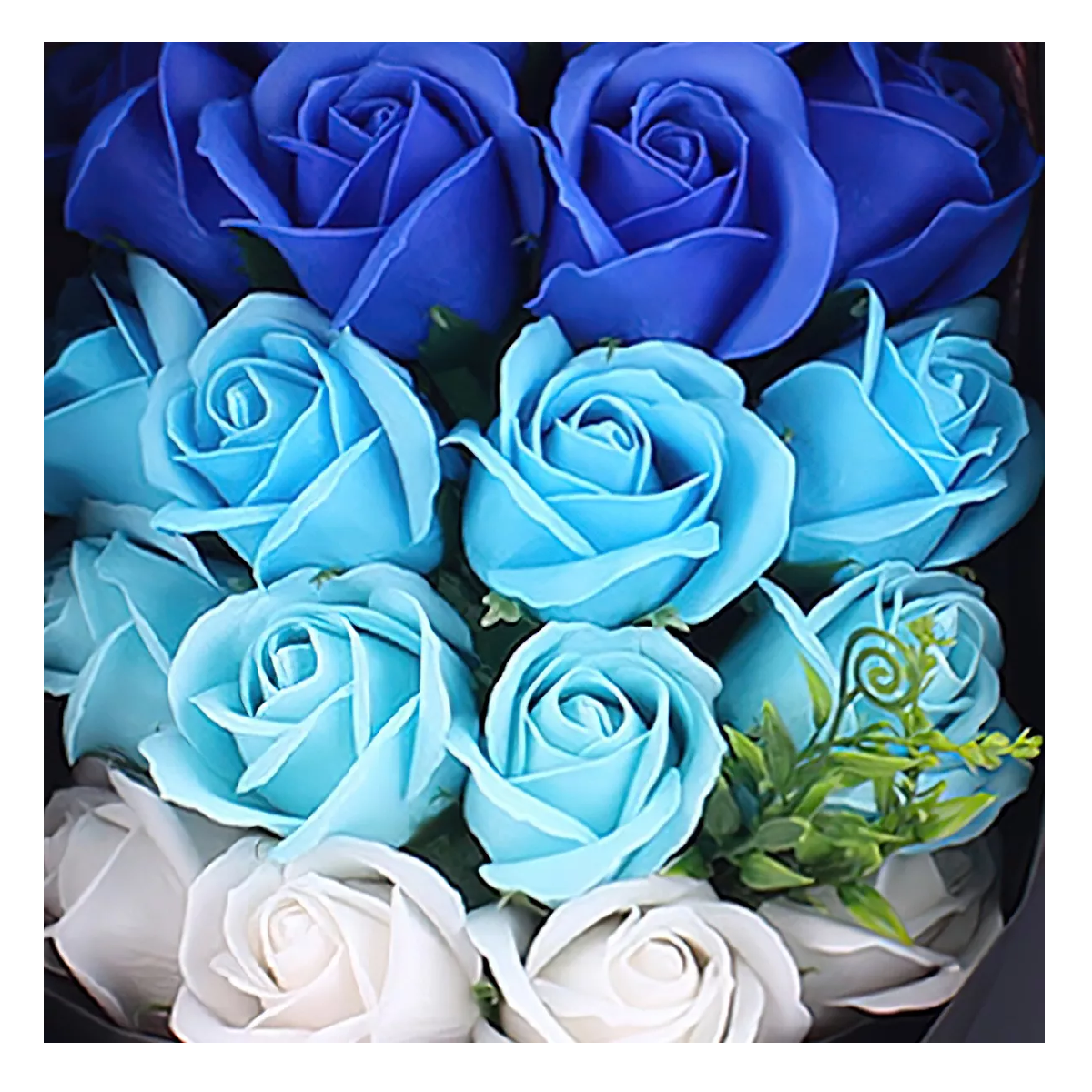 Foto 5 pulgar | Rosas Artificiales Belug Para Regalo Azul Degradado