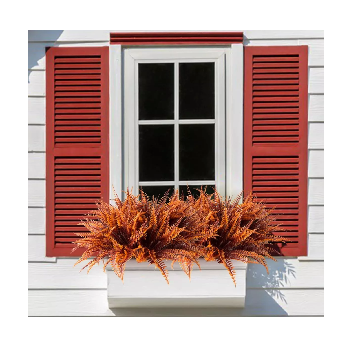 Foto 4 | Plantas Artificiales Decoración Del Hogar De Hierba 10pzs Hierba Persa, Belug Roja