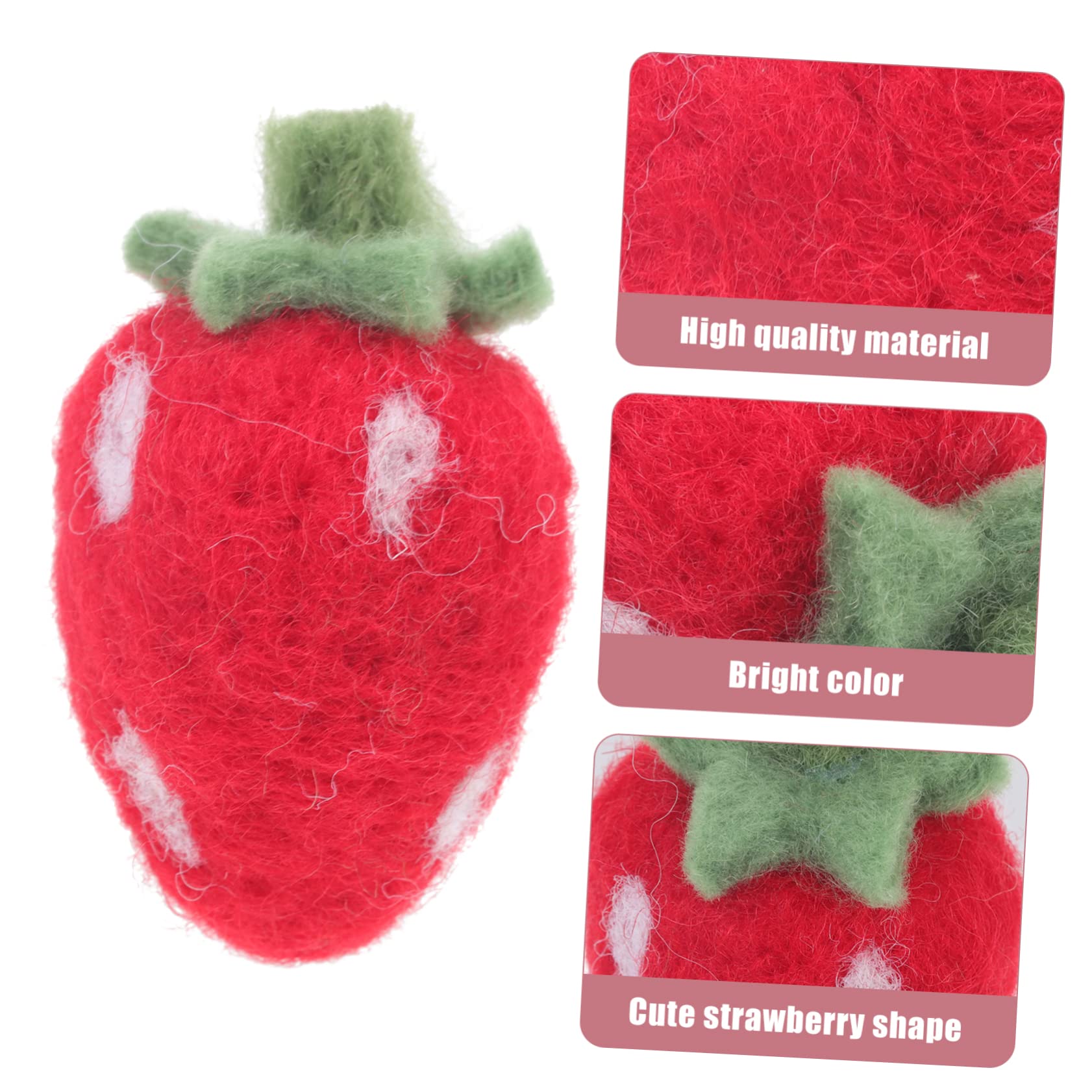 Foto 4 pulgar | Ornament Nuobesty De Fieltro Rosa Con Fresas Para Manualidades, 10 Unidades, Para El Hogar - Venta Internacional.