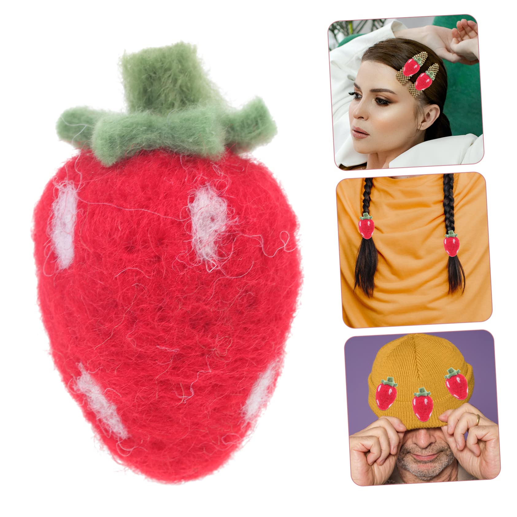 Foto 8 pulgar | Ornament Nuobesty De Fieltro Rosa Con Fresas Para Manualidades, 10 Unidades, Para El Hogar - Venta Internacional.