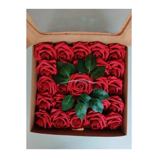 Foto 2 | Rosas Artificiales Lab.g Decoración Flor 8 Cm 25pcs Rojas