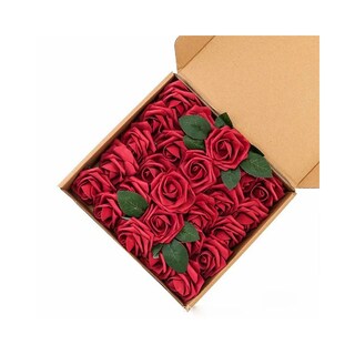 Foto 5 | Rosas Artificiales Lab.g Decoración Flor 8 Cm 25pcs Rojas
