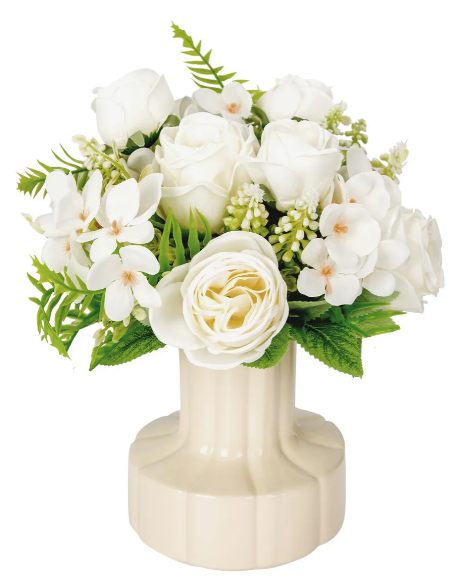 Xtellar 4 Ramos De Rosas De Lujo Artificiales - Perfectas Para Bodas Y Decoración Elegante