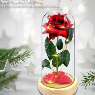 Foto 4 | Xtellar Rosa Eterna Led, Regalo Perfecto Para El Día De La Madre Con Encanto De La Bella Y La Bestia