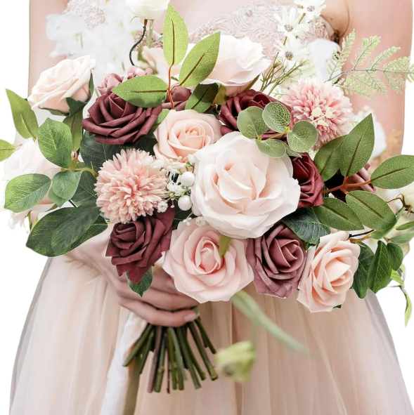 Foto 2 pulgar | Xtellar Rosas Artificiales Decorativas - Regalos Perfectos Para Fiestas Y Bodas