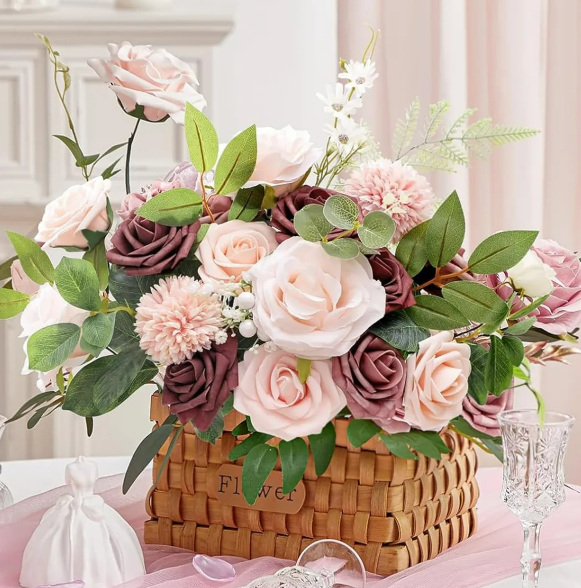 Foto 5 pulgar | Xtellar Rosas Artificiales Decorativas - Regalos Perfectos Para Fiestas Y Bodas