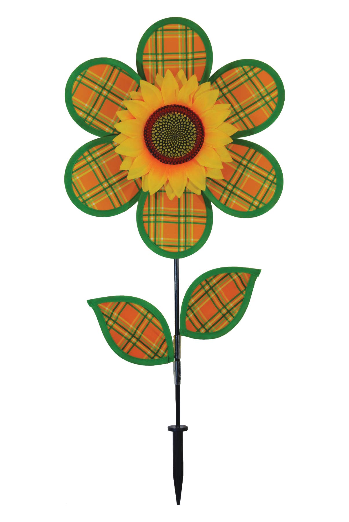 Girasol A Cuadros Wind Spinner In The Breeze 2659, 30 Cm - Venta Internacional.
