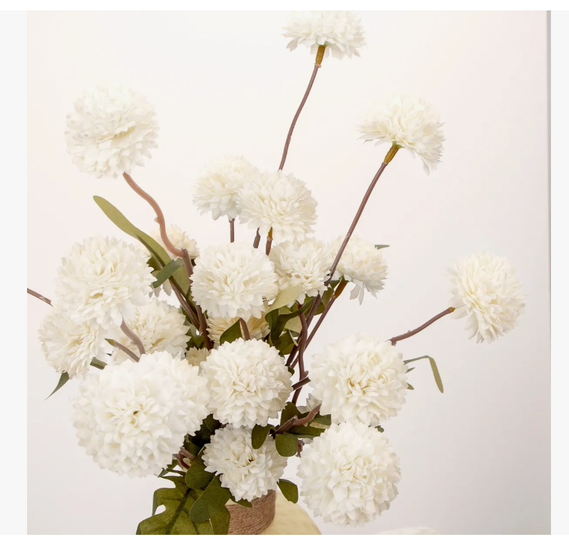 Foto 2 | Flores Artificiales Decorativas Eucalipto Pompones Imitación