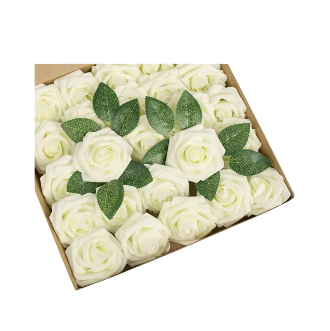 Rosas Artificiales Xtellar 25 Piezas