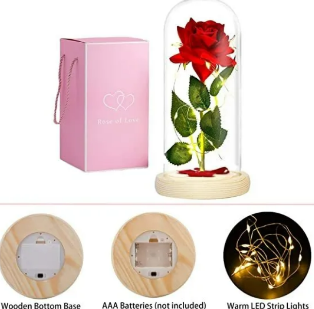 Foto 4 pulgar | Xtellar Eterna Rosa Roja-el Regalo Perfecto Para Ella