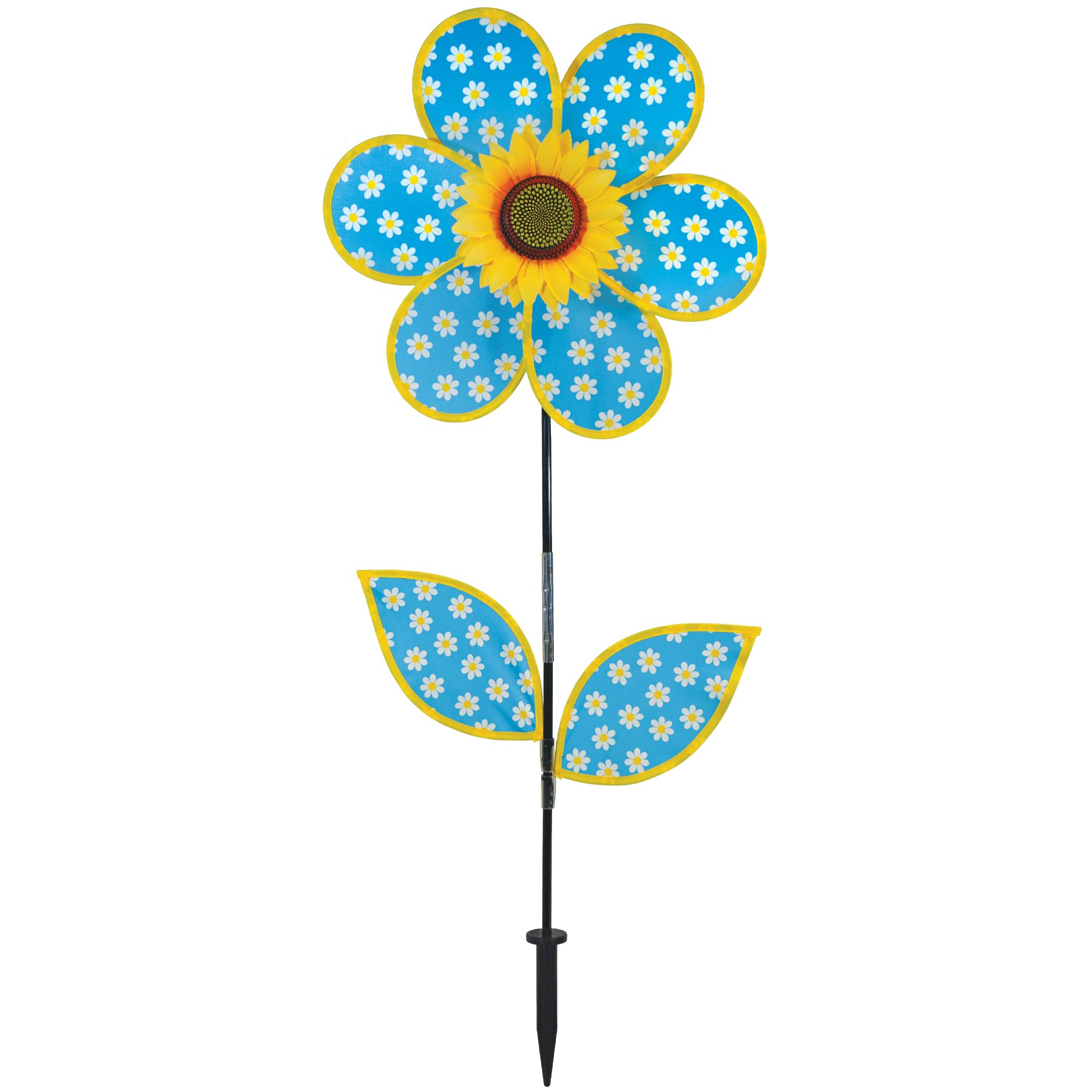 Foto 2 pulgar | Wind Spinner In The Breeze 2649 Blue Daisy Sunflower 40 Cm - Venta Internacional.
