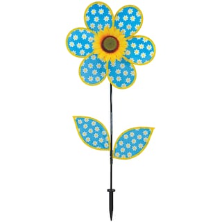 Foto 1 | Wind Spinner In The Breeze 2649 Blue Daisy Sunflower 40 Cm - Venta Internacional.