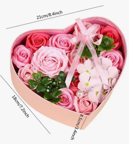 Foto 3 pulgar | Flores Xtellar Rosa Eterna Mujeres Cajas Regalos De San Valentín