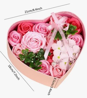 Foto 2 | Flores Xtellar Rosa Eterna Mujeres Cajas Regalos De San Valentín