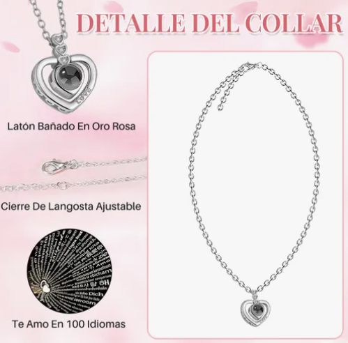 Foto 5 pulgar | Flor Xtellar Eterna Rosas Caja Con Collar Y Regalos Mujer Exquisita