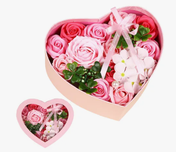 Foto 2 pulgar | Flores Xtellar Rosa Eterna Mujeres Cajas Regalos De San Valentín