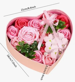 Foto 2 | Flores Xtellar Rosa Eterna Mujeres Cajas Regalos De San Valentín