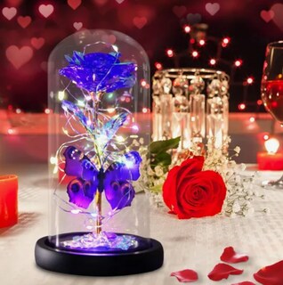 Foto 2 | Flores Xtellar Artificiales Rosa Eterna Regalos Para Mujer Mariposa
