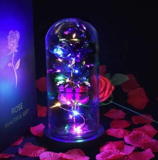 Foto 3 | Flores Xtellar Artificiales Rosa Eterna Regalos Para Mujer Mariposa