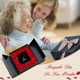 Foto 2 | Flores Xtellar Rosas Eternas Y Collar De Corazón Regalo Para Mujeres