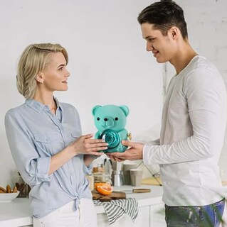 Foto 4 | Flores Xtellar Eternas Rotación Estuches Para Joyeria Oso Creativo