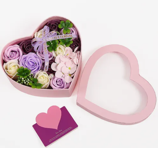 Foto 2 pulgar | Flores Xtellar Rosa Eterna Mujeres Cajas Regalos De San Valentín