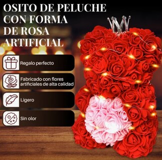 Foto 4 | Oso Xtellar Rosas Flor Eterna Boda San Valentín Festivo Regalo Mujer
