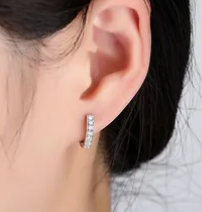Foto 5 pulgar | Rosas Xtellar Rojas Eternas Decorativas Pendientes +collar Mujer