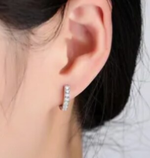 Foto 4 | Rosas Xtellar Rojas Eternas Decorativas Pendientes +collar Mujer