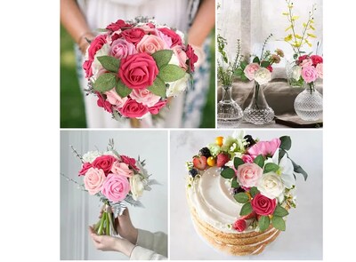 Foto 3 | Rosas Artificiales Xtellar 25 Piezas